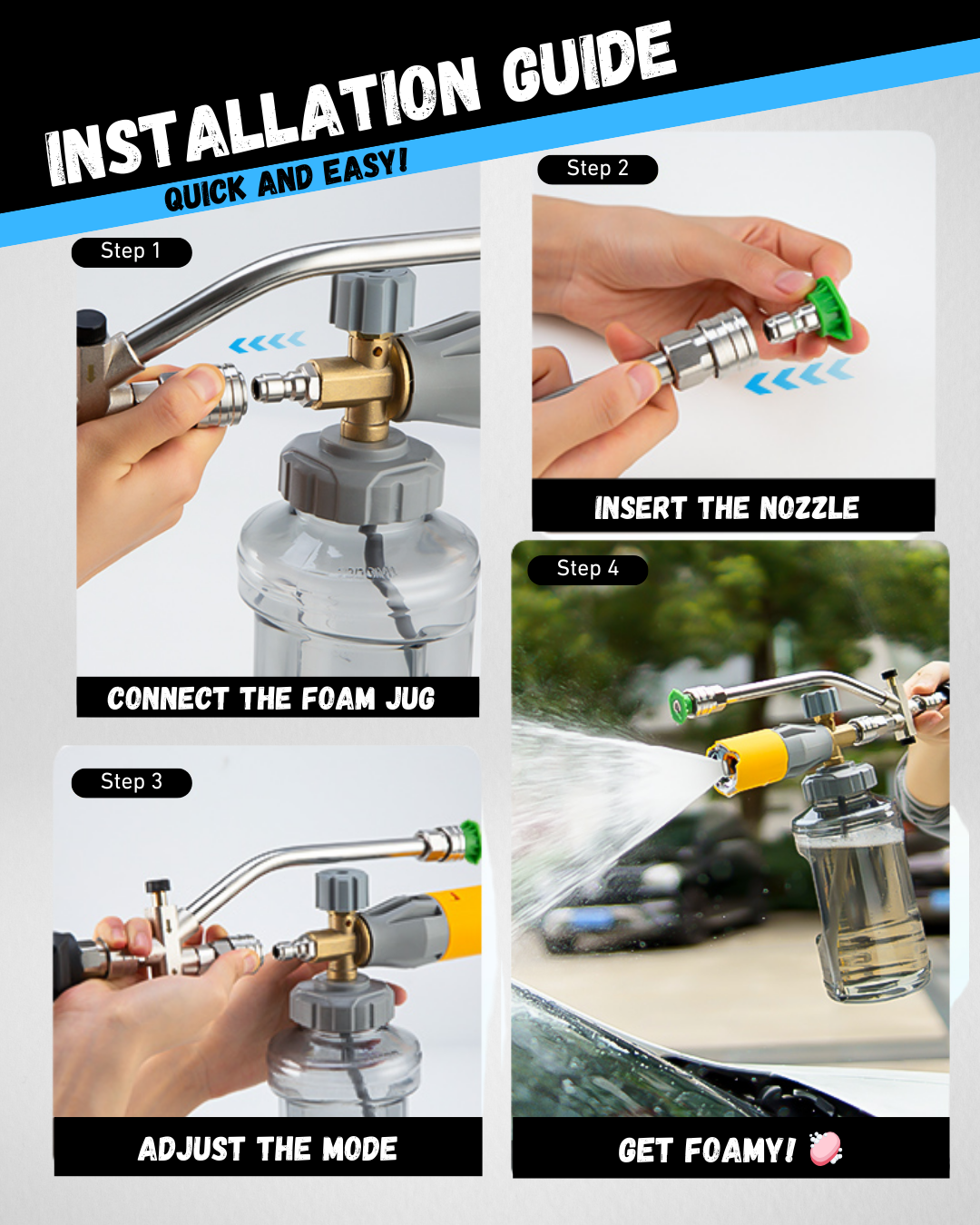 DUALBLAST® PRESSURE WASHER KIT